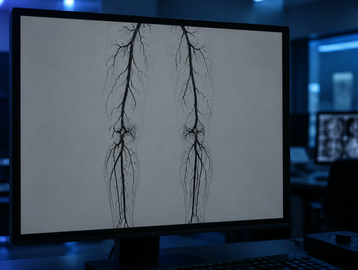 Angiografia por subtração dos membros inferiores